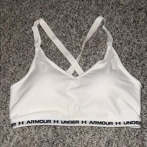 Under Armour Women's white Sports Bra